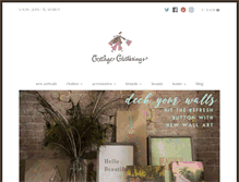 Tablet Screenshot of cottagegatherings.com